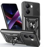 MOPAL Xiaomi Poco X7 Pro Stand Sliding Shock-Resistant Slide Silicone Case · 2
