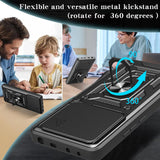 MOPAL Xiaomi Redmi 14C Stand Sliding Shock-Resistant Slide Silicone Case · 6
