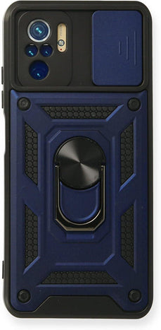 MOPAL Xiaomi Redmi Note 10 4G Stand Sliding Shock-Resistant Slide Silicone Case · 1