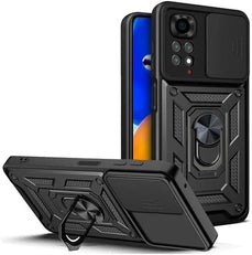 MOPAL Xiaomi Redmi Note 12 4G Stand Sliding Shock-Resistant Slide Silicone Case · 1