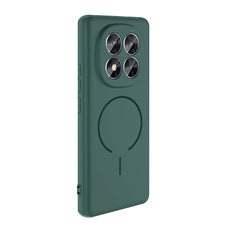 MOPAL Xiaomi Redmi Note 13 4G MagSafe-Compatible Velvet-Lined Soft Aqua Silicone Case · 1