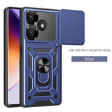MOPAL Xiaomi Redmi Note 13 4G Stand Sliding Shock-Resistant Slide Silicone Case · 2
