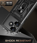 MOPAL Xiaomi Redmi Note 13 4G Stand Sliding Shock-Resistant Slide Silicone Case · 3