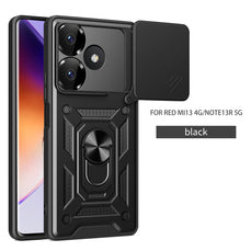 MOPAL Xiaomi Redmi Note 13 4G Stand Sliding Shock-Resistant Slide Silicone Case · 1