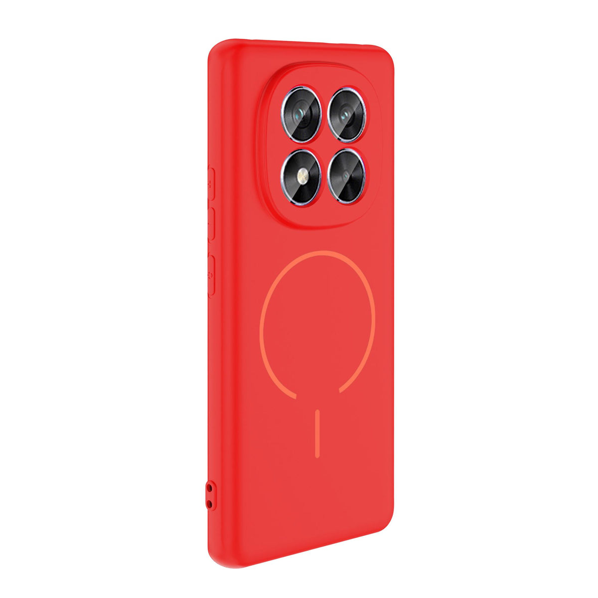 MOPAL Xiaomi Redmi Note 13 Pro 4G MagSafe-Compatible Velvet-Lined Soft Aqua Silicone Case · 2