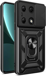 MOPAL Xiaomi Redmi Note 13 Pro 4G Stand Sliding Shock-Resistant Slide Silicone Case · 2