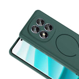 MOPAL Xiaomi Redmi Note 13 Pro Plus MagSafe-Compatible Velvet-Lined Soft Aqua Silicone Case · 4