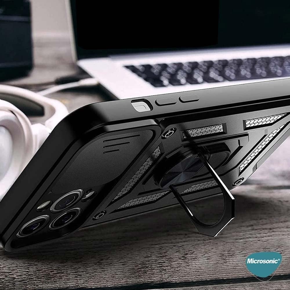MOPAL Xiaomi Redmi Note 14 Pro 5G Stand Sliding Shock-Resistant Slide Silicone Case · 3