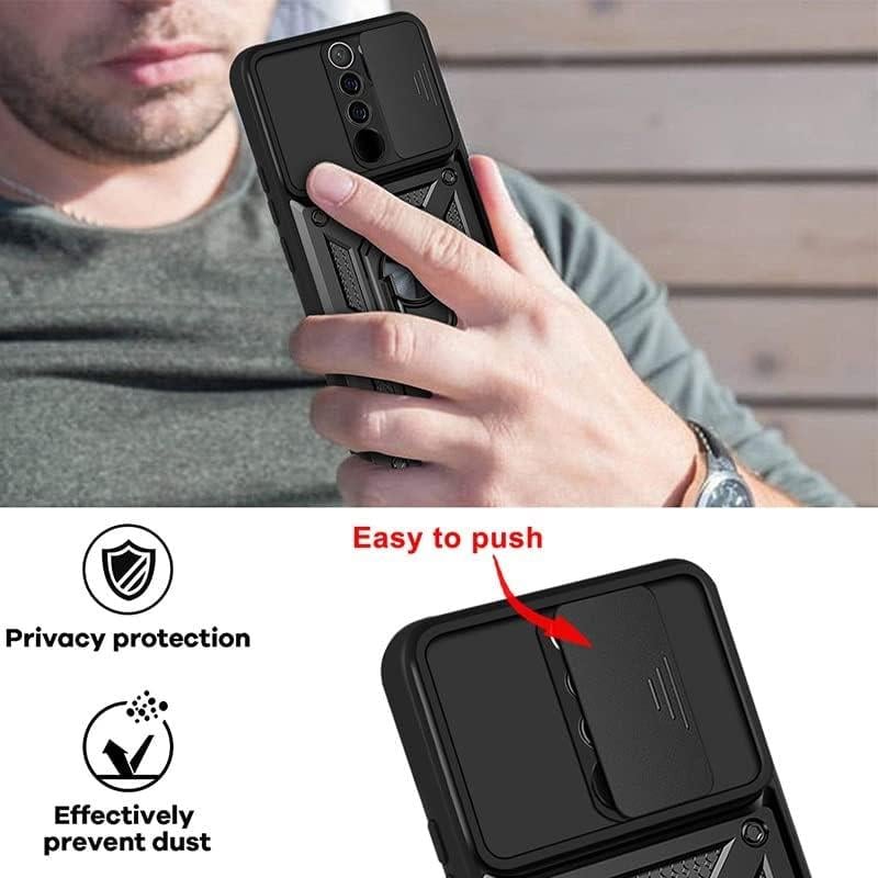 MOPAL Xiaomi Redmi Note 8 Pro Stand Sliding Shock-Resistant Slide Silicone Case · 4