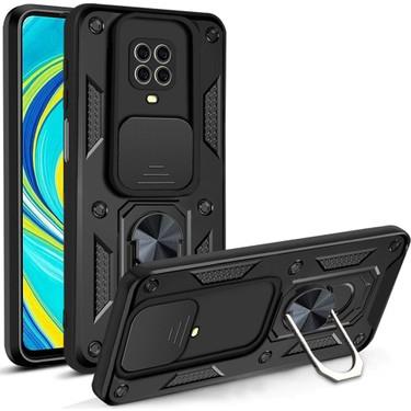MOPAL Xiaomi Redmi Note 9 Stand Sliding Shock-Resistant Slide Silicone Case · 2