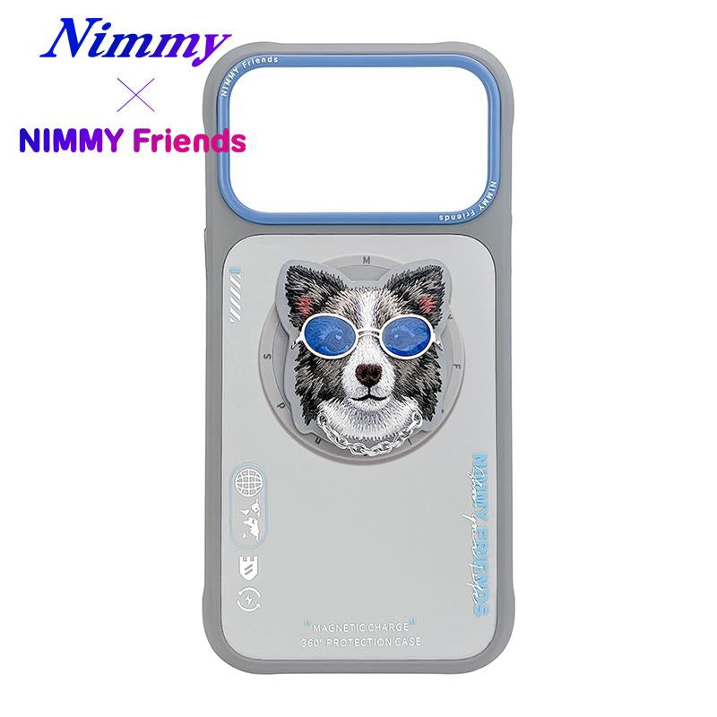 NIMMY 3D Pop Socket Aparatlı 3D Gözlük Zincir Dog Detail Cool Cute 2.0 Case for iPhone 17 Pro / iPhone 18 Pro · 1