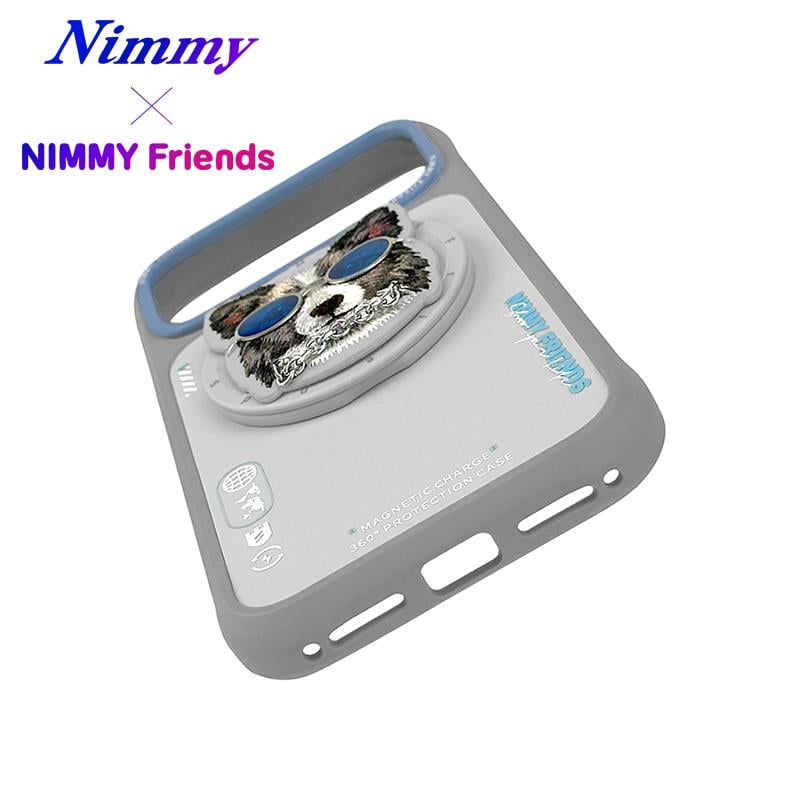 NIMMY 3D Pop Socket Aparatlı 3D Gözlük Zincir Dog Detail Cool Cute 2.0 Case for iPhone 17 Pro / iPhone 18 Pro · 5