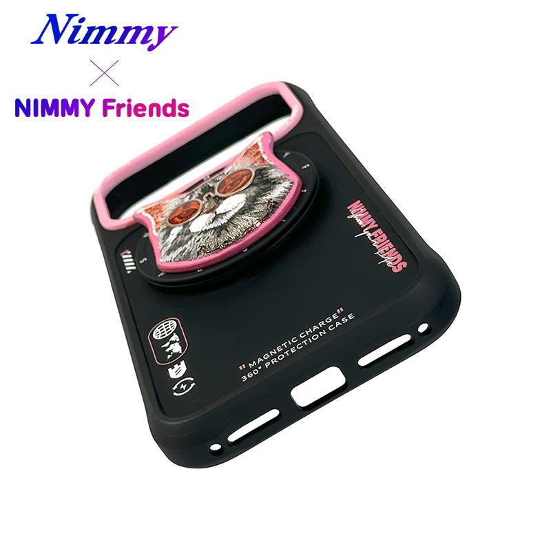 NIMMY 3D Pop Socket Aparatlı 3D Gözlüklü Cat Detail Cool Cute 2.0 Case for iPhone 17 Pro Max / iPhone 18 Pro Max · 5