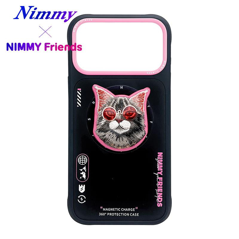 NIMMY 3D Pop Socket Aparatlı 3D Gözlüklü Cat Detail Cool Cute 2.0 Case for iPhone 17 Pro Max / iPhone 18 Pro Max · 1