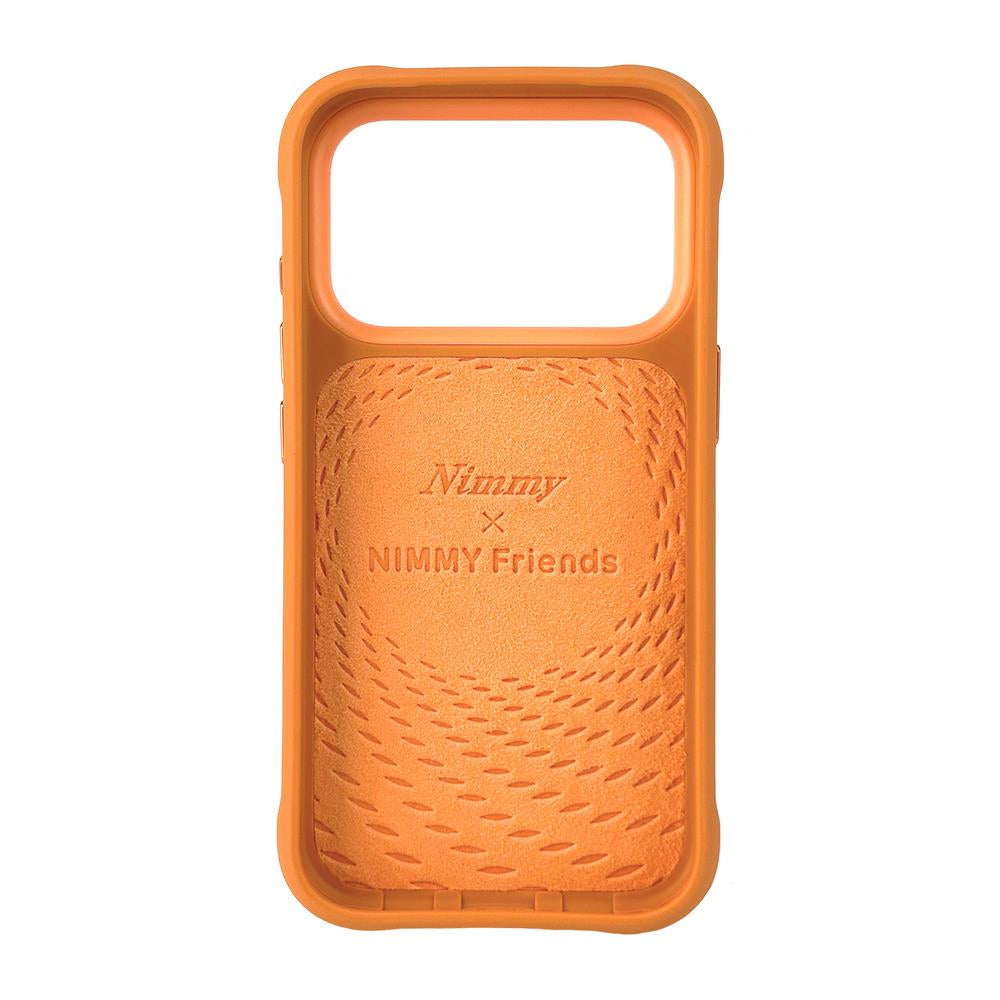 NIMMY Embroidery Fermuar and Gözlüklü Catli Cool Cute Turuncu Phone Case for iPhone 17 Pro / iPhone 18 Pro · 2