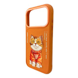 NIMMY Embroidery Gözlük and Zincir Patterned Turuncu Glasses Series Catli Phone Case for iPhone 17 Pro / iPhone 18 Pro · 5