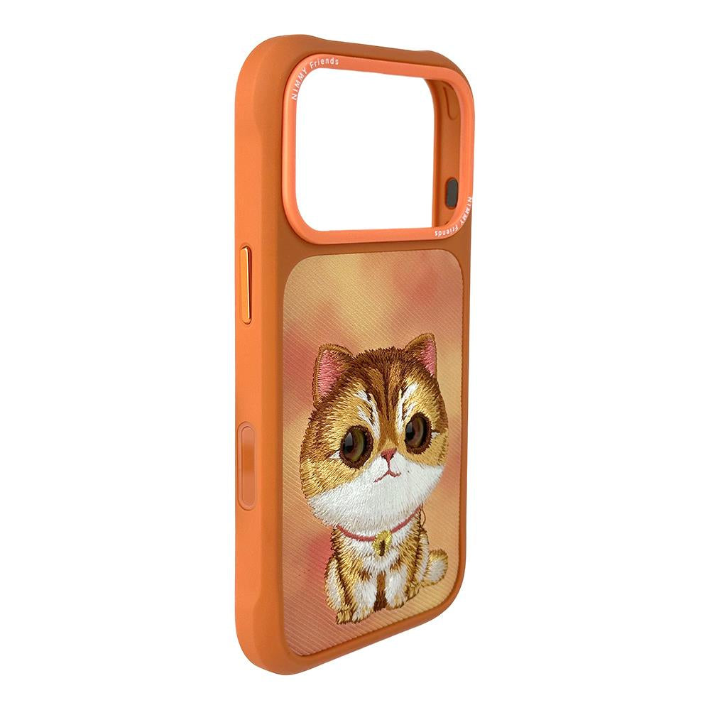 NIMMY Embroidered Turuncu Cat New Big Eye Cute Pets 2.0 Phone Case for iPhone 17 Pro / iPhone 18 Pro · 5