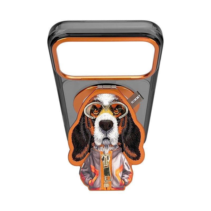 NIMMY Case MagSafe-Compatible Embroidered Köpek Stand Fermuar Detaylı Nimmy Phone Case for iPhone 18 Pro Max · 5