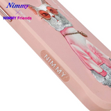 NIMMY iPhone 13 Pro · 3D Embroidered Cat Figürlü Gözlük and Zincir Detail Cool Glasses Case · 4