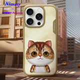 NIMMY iPhone 14 Pro · Kumaş Üstüne 3D Embroidered and Eye Detail Case · 9