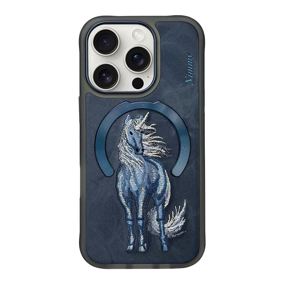 NIMMY · MagSafe-Compatible 3D Embroidered Unicorn Patterned Case for iPhone 14 Pro Max · 1