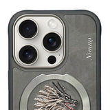 NIMMY · MagSafe-Compatible 3D Embroidered Golden Dragon Patterned Case for iPhone 14 Pro Max · 3