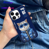 NIMMY iPhone 14 Pro · Glossy Zemin Üstüne 3D Embroidered Gözlük and Mont Detail Case · 8