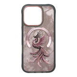 NIMMY · MagSafe-Compatible 3D Embroidered Anka Kuşu Patterned Case for iPhone 15 · 2