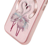 NIMMY · MagSafe-Compatible 3D Embroidered Flamingo Patterned Case for iPhone 15 · 5