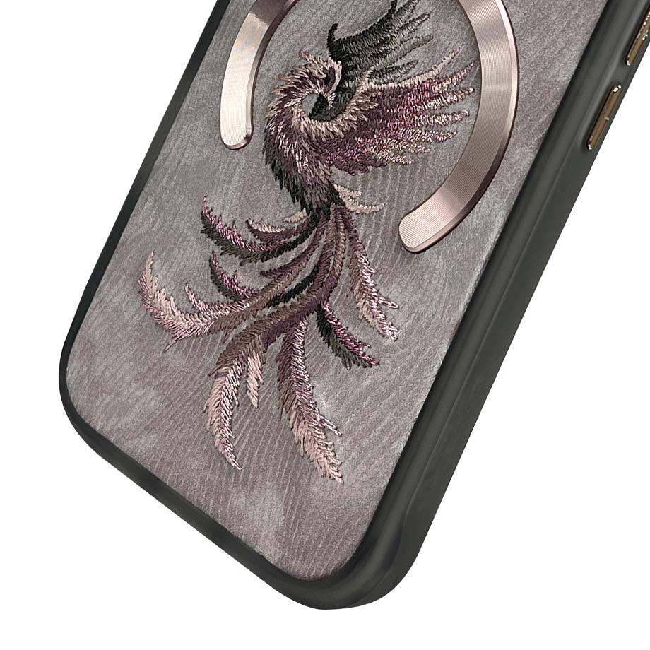 NIMMY · MagSafe-Compatible 3D Embroidered Anka Kuşu Patterned Case for iPhone 15 · 5