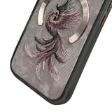 NIMMY · MagSafe-Compatible 3D Embroidered Anka Kuşu Patterned Case for iPhone 15 · 5