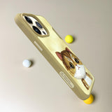 NIMMY · 3D Embroidered and Hareketli Eye Detail Big Eyes Cat Case for iPhone 15 · 4