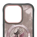 NIMMY · MagSafe-Compatible 3D Embroidered Anka Kuşu Patterned Case for iPhone 15 · 3