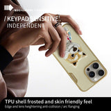 NIMMY · 3D Embroidered Shiba Inu Dog Design Silicone Case for iPhone 15 · 3