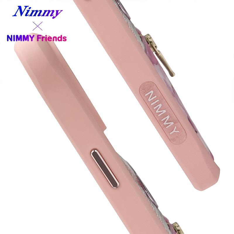 NIMMY iPhone 15 Pro · 3D Embroidered Gözlük and Zipper Detail Catcik Patterned Silicone Case 2.0 · 4