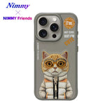 NIMMY iPhone 15 Pro · 3D Embroidered Gözlük and Zipper Detail Catcik Patterned Silicone Case 2.0 · 4
