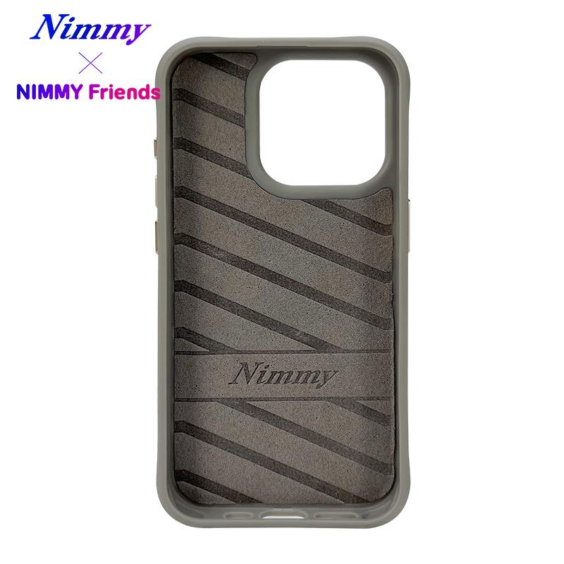 NIMMY iPhone 15 Pro · 3D Embroidered Gözlük and Zipper Detail Catcik Patterned Silicone Case 2.0 · 2