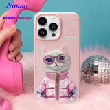 NIMMY iPhone 15 Pro · 3D Embroidered Gözlük and Zipper Detail Catcik Patterned Silicone Case 2.0 · 7