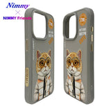 NIMMY iPhone 15 Pro · 3D Embroidered Gözlük and Zipper Detail Catcik Patterned Silicone Case 2.0 · 3