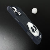 NIMMY · 3D Embroidered Eye Detail Panda Design Silicone Case for iPhone 15 Pro · 4