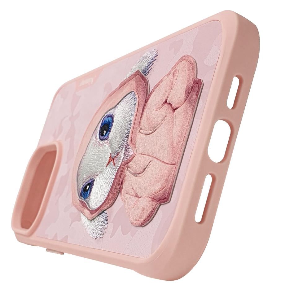 NIMMY · 3D Embroidered Kıyafetli Tavşan Patterned Silicone Case for iPhone 15 Pro · 6