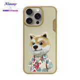 NIMMY · 3D Embroidered Shiba Inu Dog Design Silicone Case for iPhone 15 Pro · 1