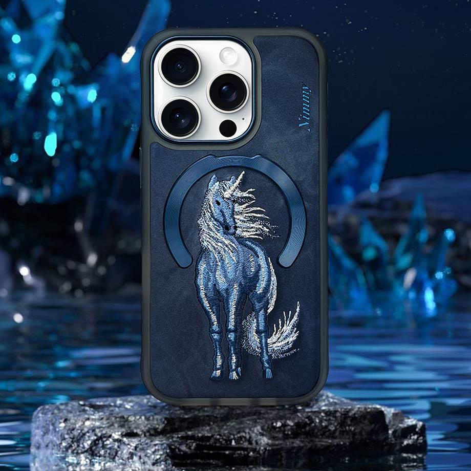 NIMMY · MagSafe-Compatible 3D Embroidered Unicorn Case for iPhone 15 Pro · 6