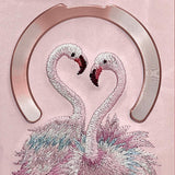 NIMMY · MagSafe-Compatible 3D Embroidered Flamingo Case for iPhone 15 Pro · 3