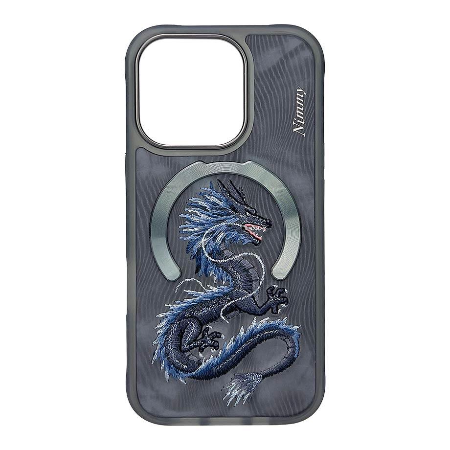 NIMMY · MagSafe-Compatible 3D Embroidered Mavi Dragon Case for iPhone 15 Pro · 2