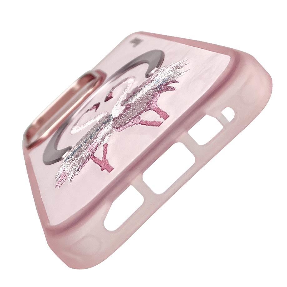 NIMMY · MagSafe-Compatible 3D Embroidered Anka Kuşu Case for iPhone 15 Pro Max · 4