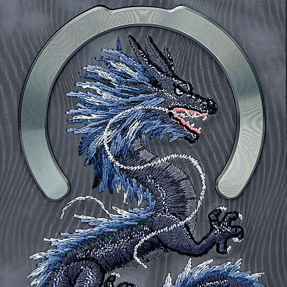 NIMMY · MagSafe-Compatible 3D Embroidered Mavi Dragon Case for iPhone 15 Pro Max · 7