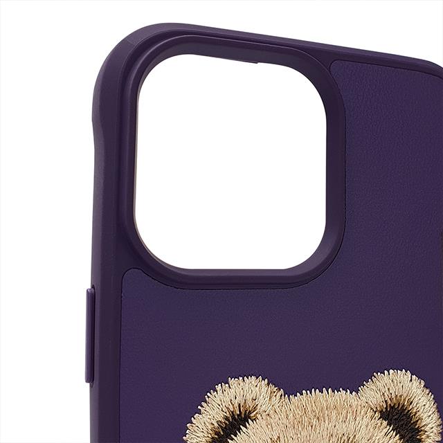 NIMMY 3D Embroidery işleme Fashion Pet Ayıcıklı Camera Protection Silicone Case for iPhone 15 Pro Max · 4