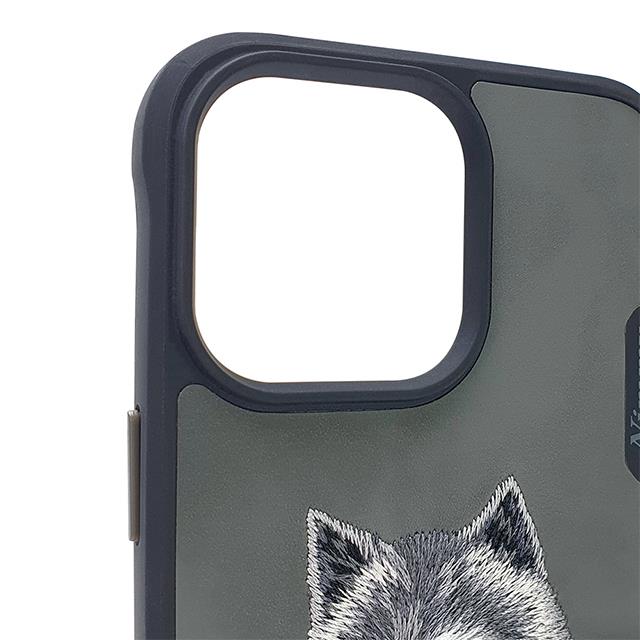 NIMMY · 3D Embroidered Kurt Patterned Silicone Case for iPhone 15 Pro Max · 2