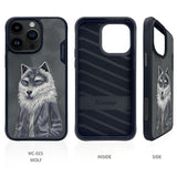 NIMMY · 3D Embroidered Kurt Patterned Silicone Case for iPhone 15 Pro Max · 3